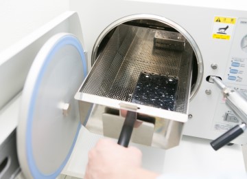 徹底した滅菌システム